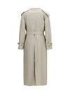double-breasted trench coat