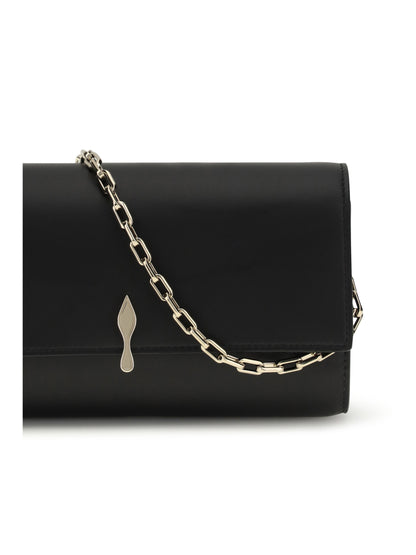 CHRISTIAN LOUBOUTIN OS bettina wallet with chain 