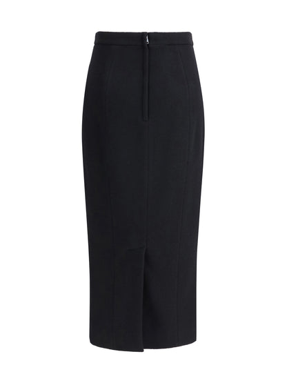DOLCE &amp; GABBANA 40 wool pencil skirt 