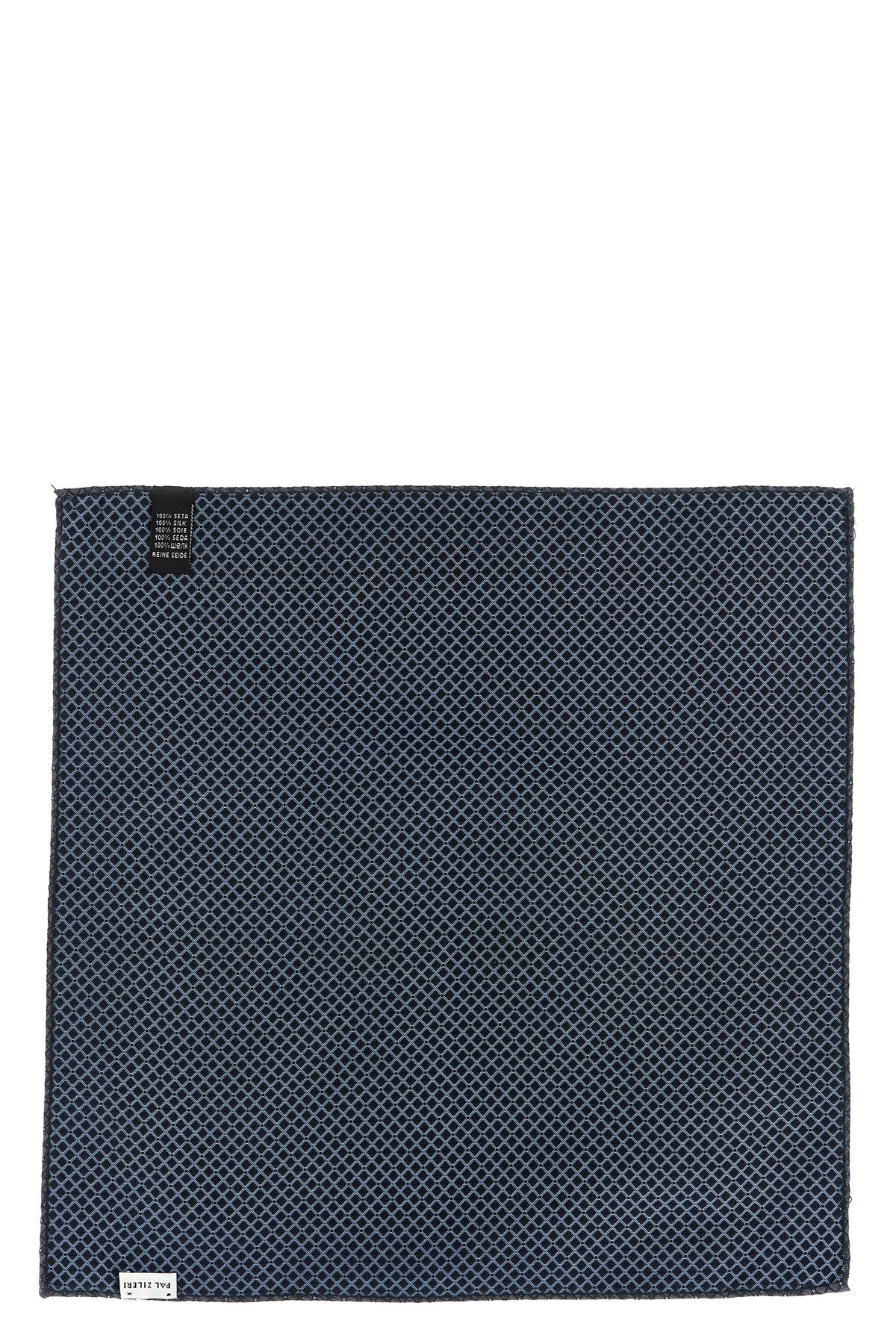 linea cerimonia pocket square in patterned jacquard silk