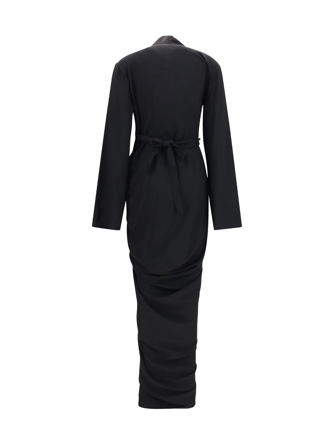 RICK OWENS 42 wrap draped long dress