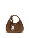 mini studded hobo handbag