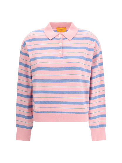 GUEST IN RESIDENCE S collegiate stripe polo