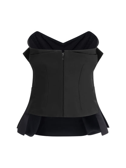 ALEXANDER MCQUEEN 40 sleeveless corset top
