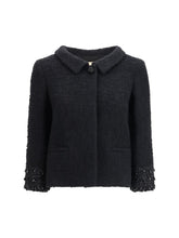 VALENTINO 42 tweed virgin wool jacket