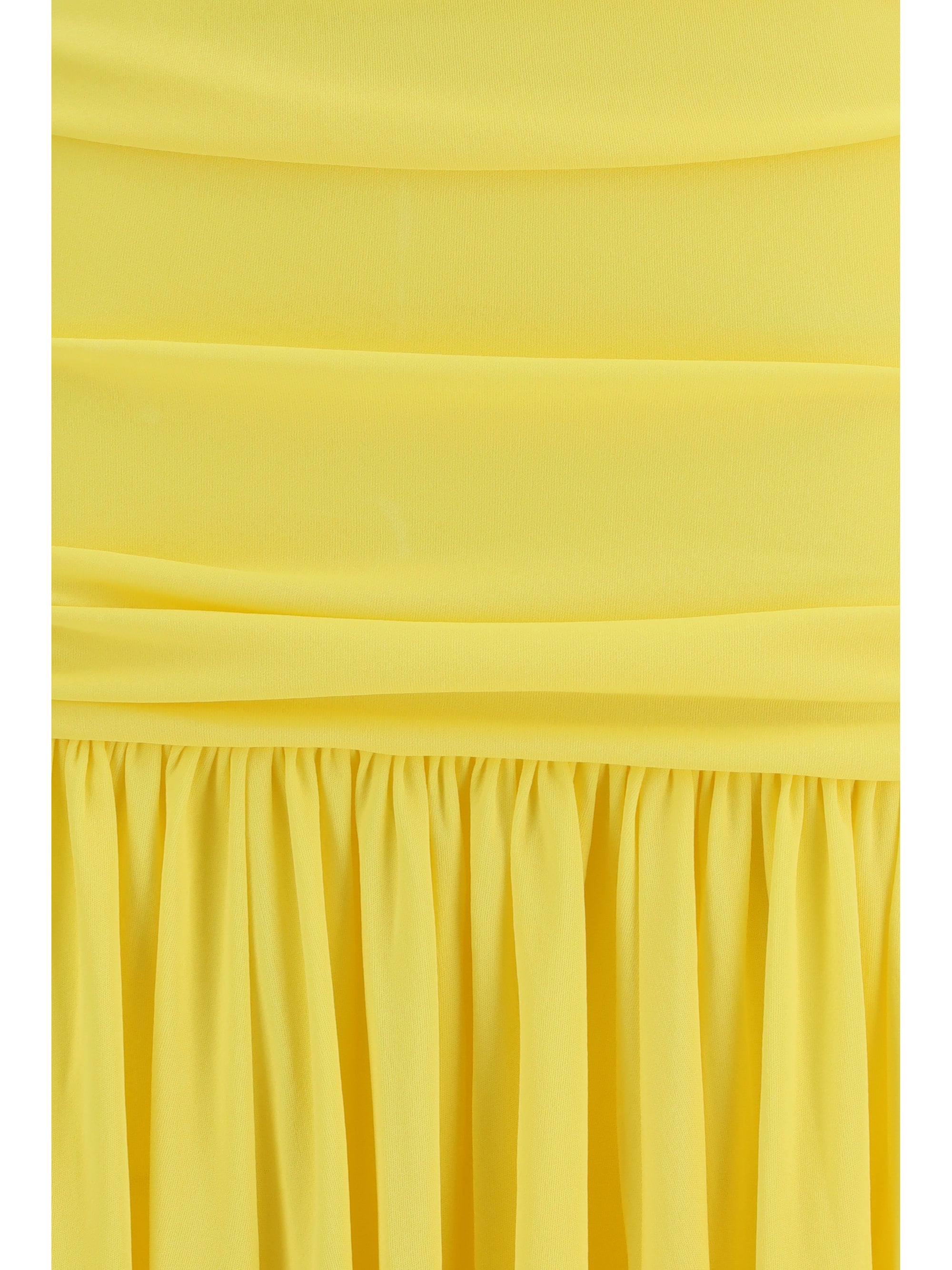 pleated midi dress