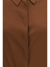 silk shirt with back gathering