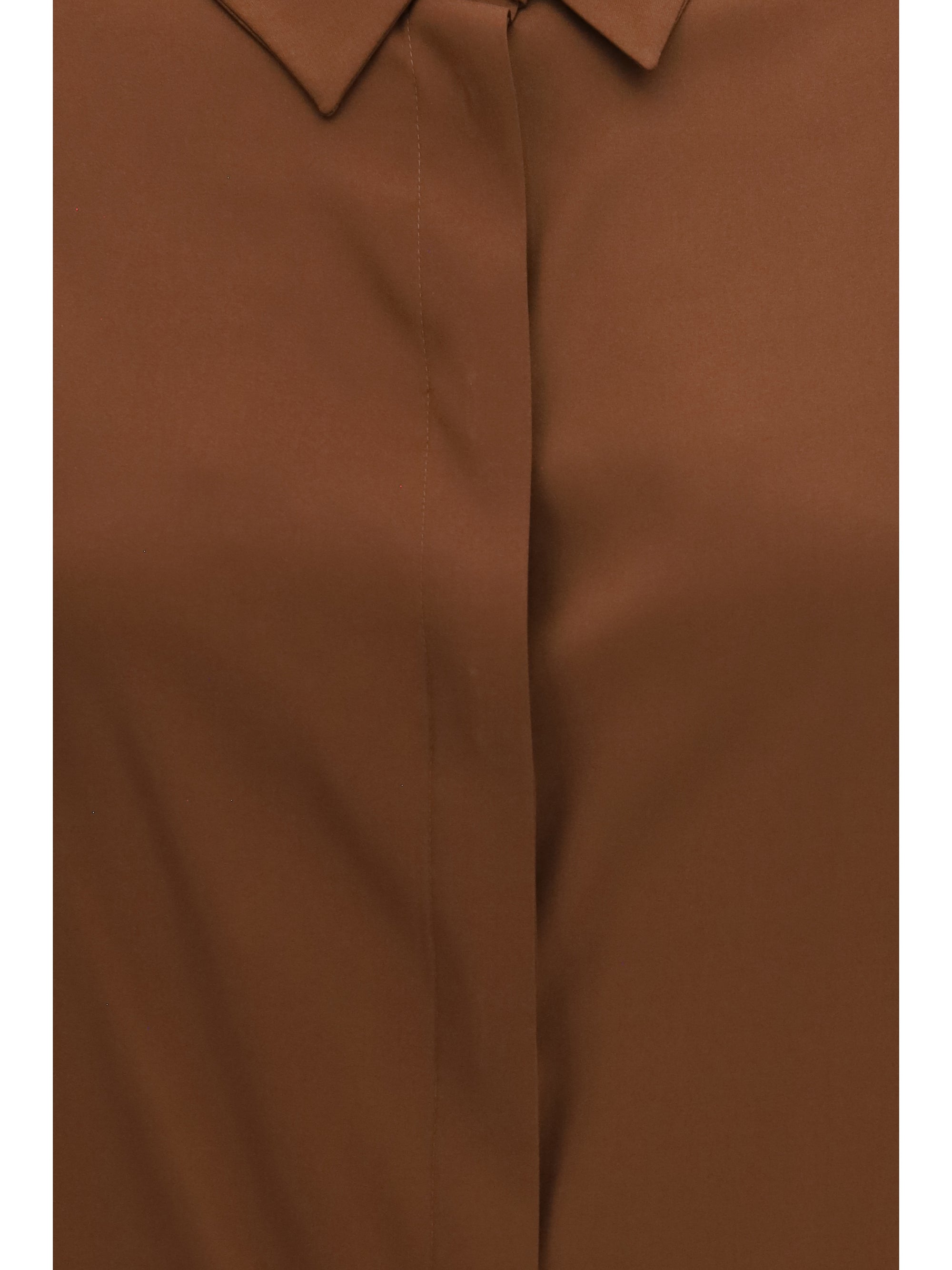 silk shirt with back gathering