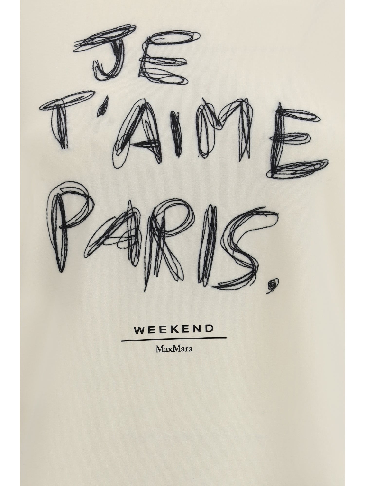 MAX MARA WEEKEND M stretch jersey renoir t-shirt