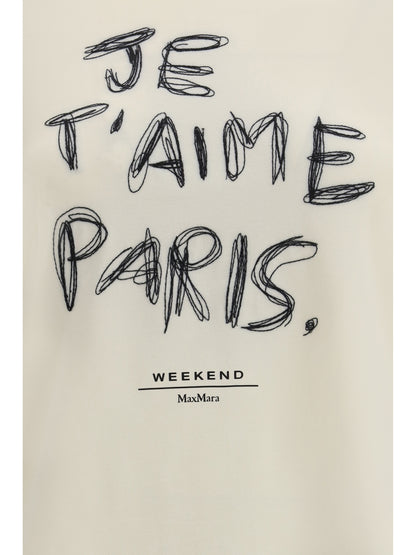 MAX MARA WEEKEND M stretch jersey renoir t-shirt