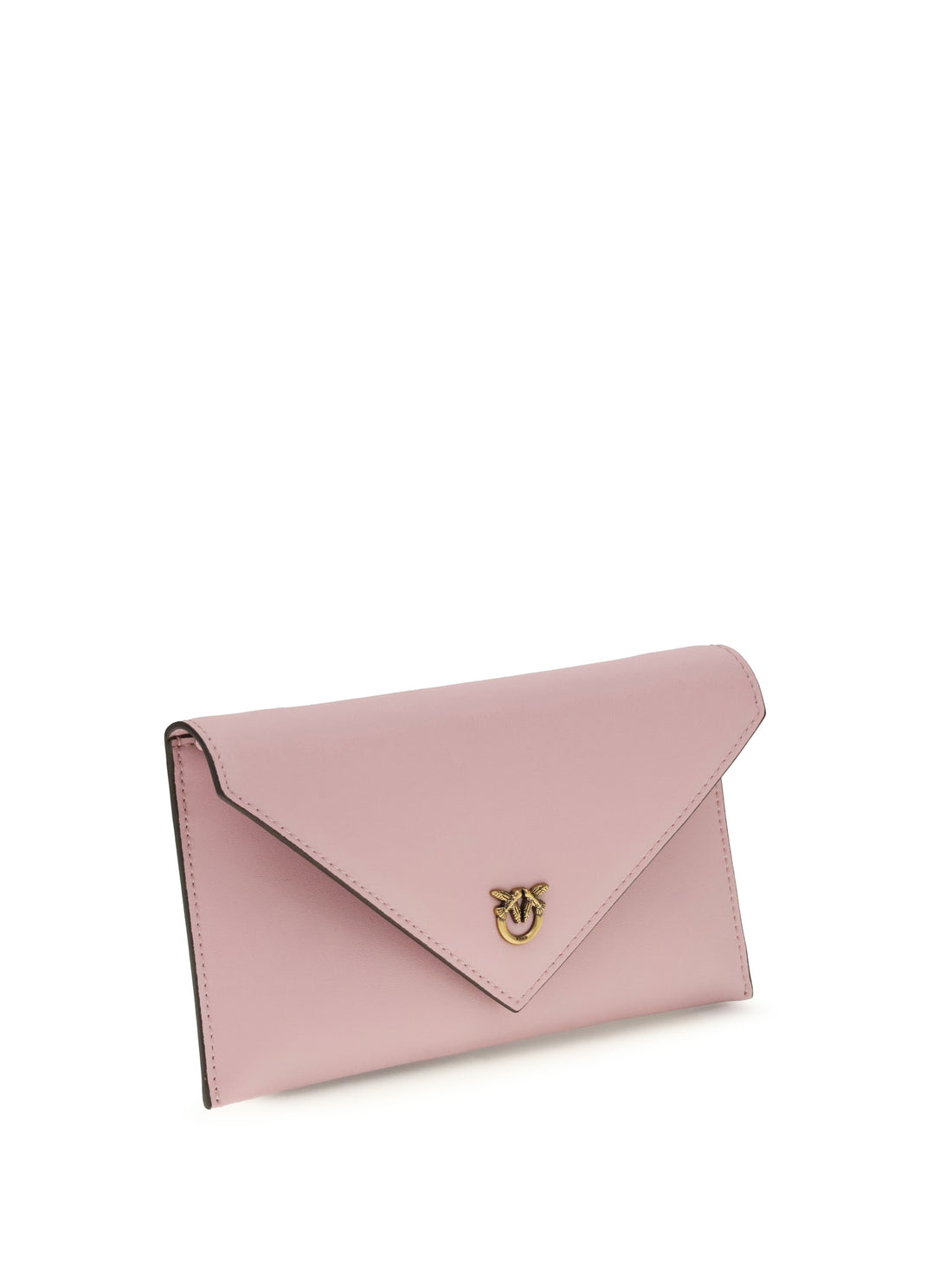 PINKO OS love birds logo mini clutch bag