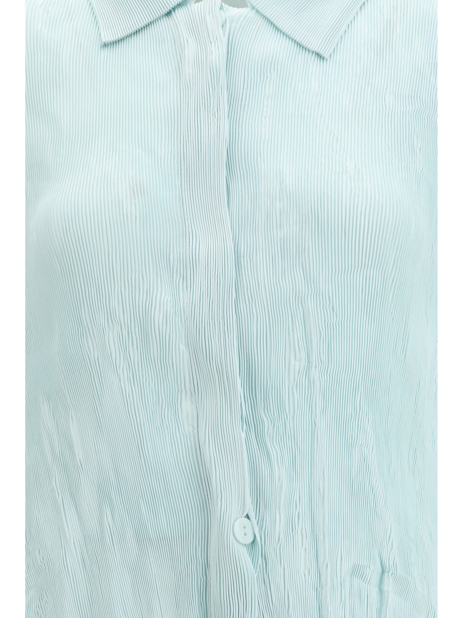 GONGDID DESIGN OS wavy shirt dress 