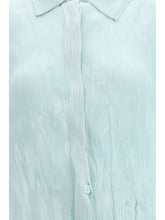 GONGDID DESIGN OS wavy shirt dress 