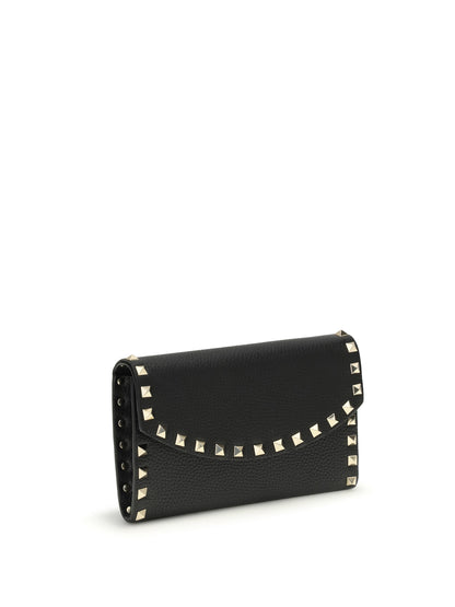 VALENTINO GARAVANI OS rockstud chain wallet