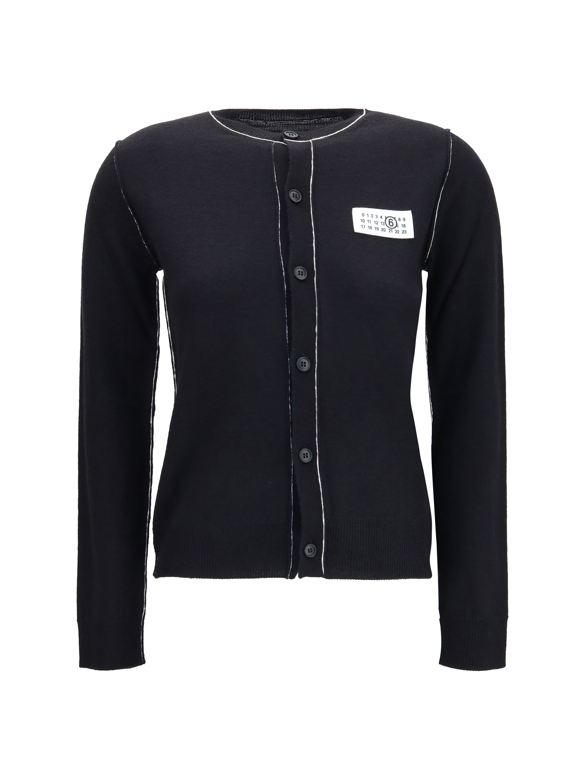 wool blend button cardigan