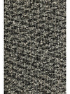 midi skirt in laminated bouclé fabric