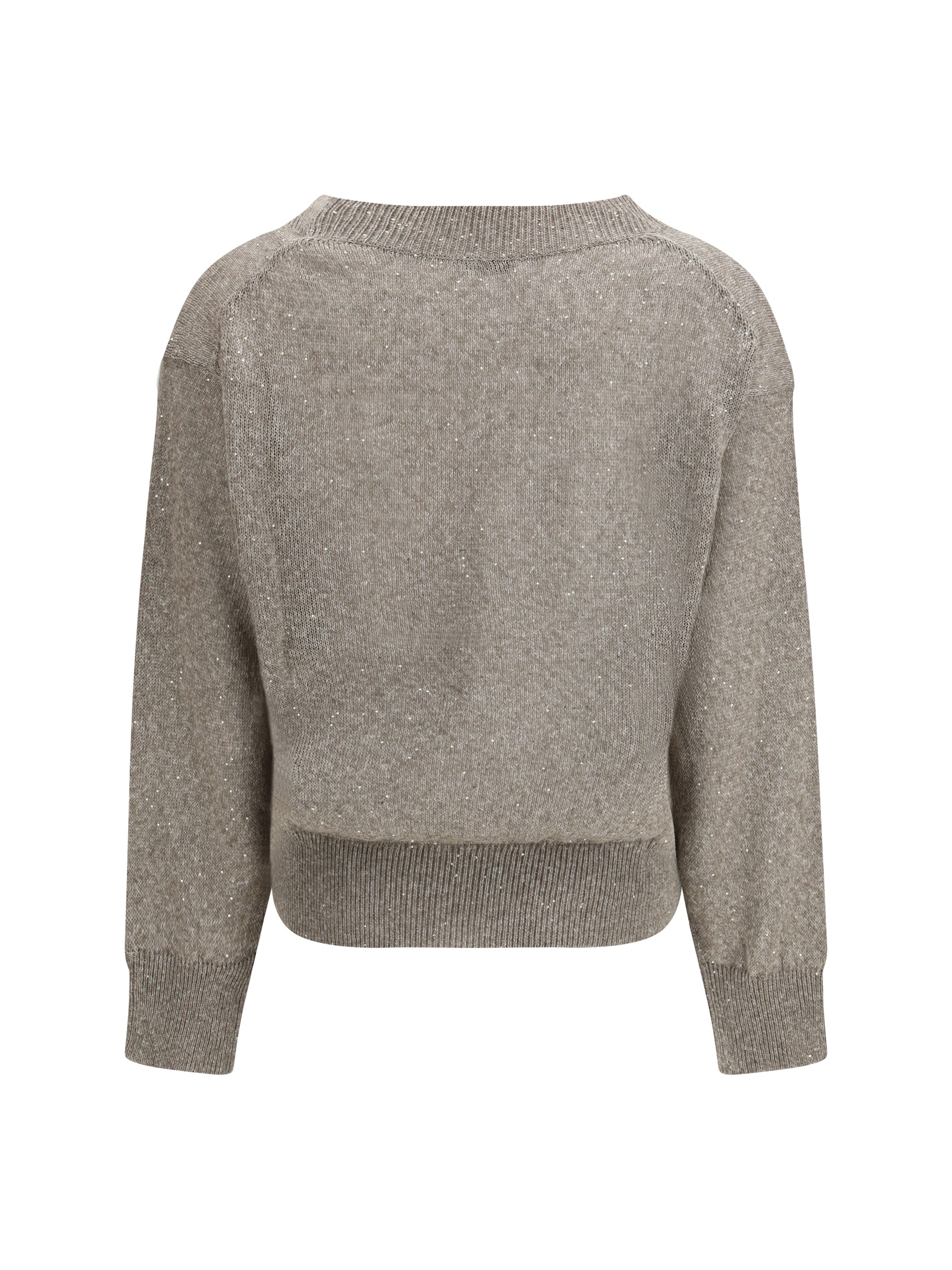 BRUNELLO CUCINELLI L sparkling linen sweater