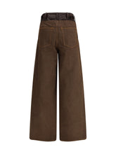 SACAI 0  nylon and denim jeans