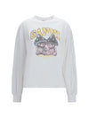 teddy mushroom long-sleeve cotton t-shirt