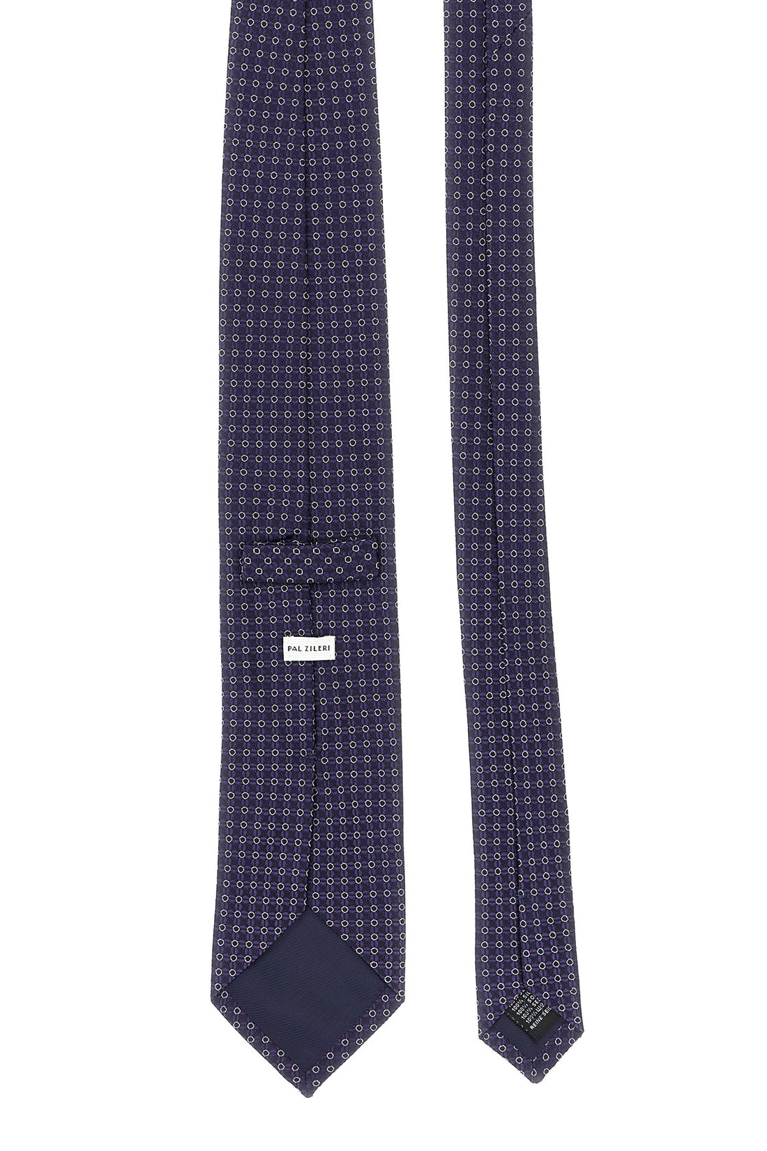 PAL ZILERI OS patterned silk jacquard tie