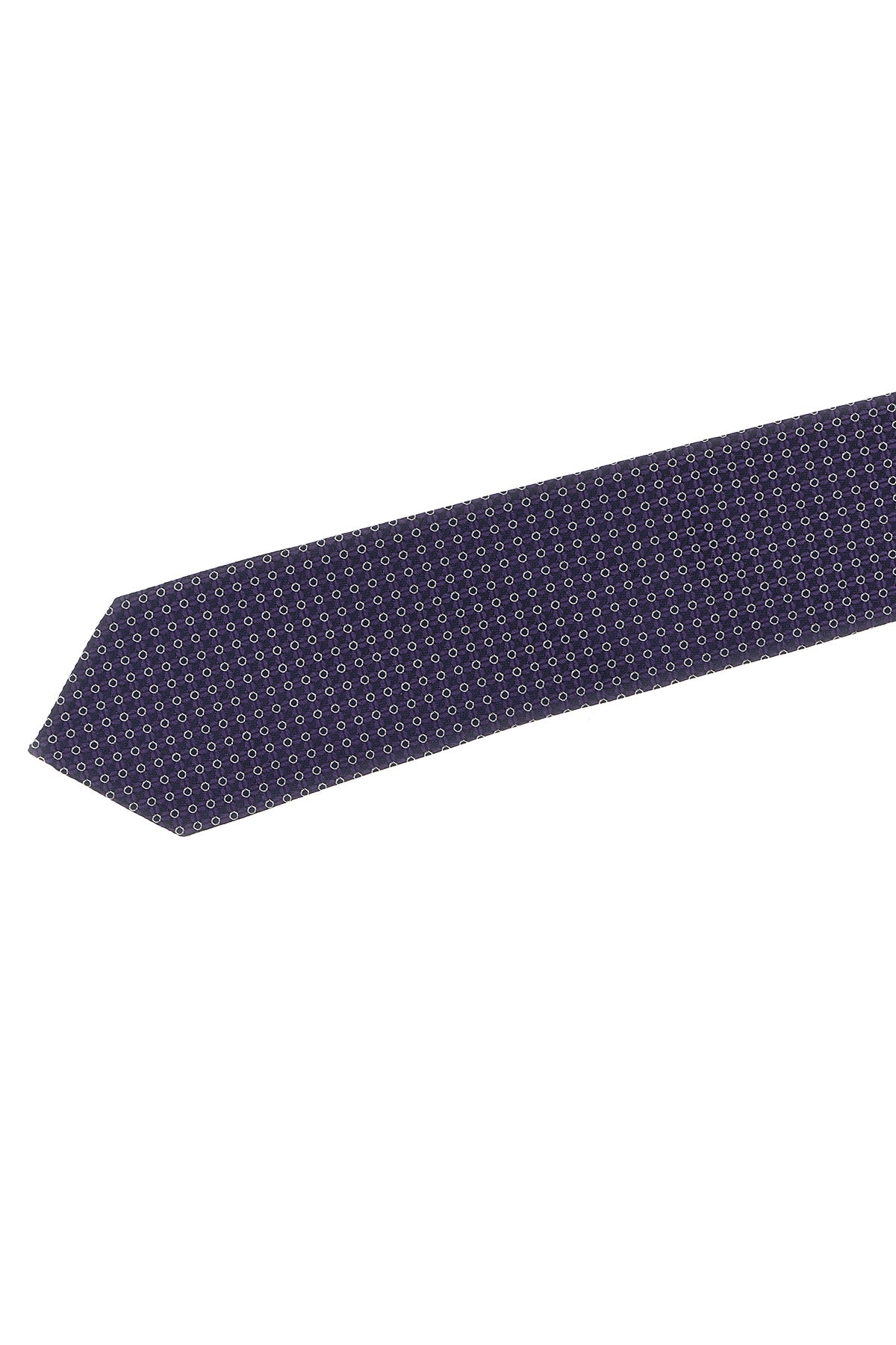 patterned silk jacquard tie
