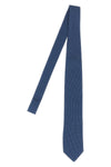 patterned print silk tie