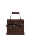 handbag nabuk cioccolato