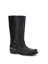 GOLDEN GOOSE 36 leather biker boots 