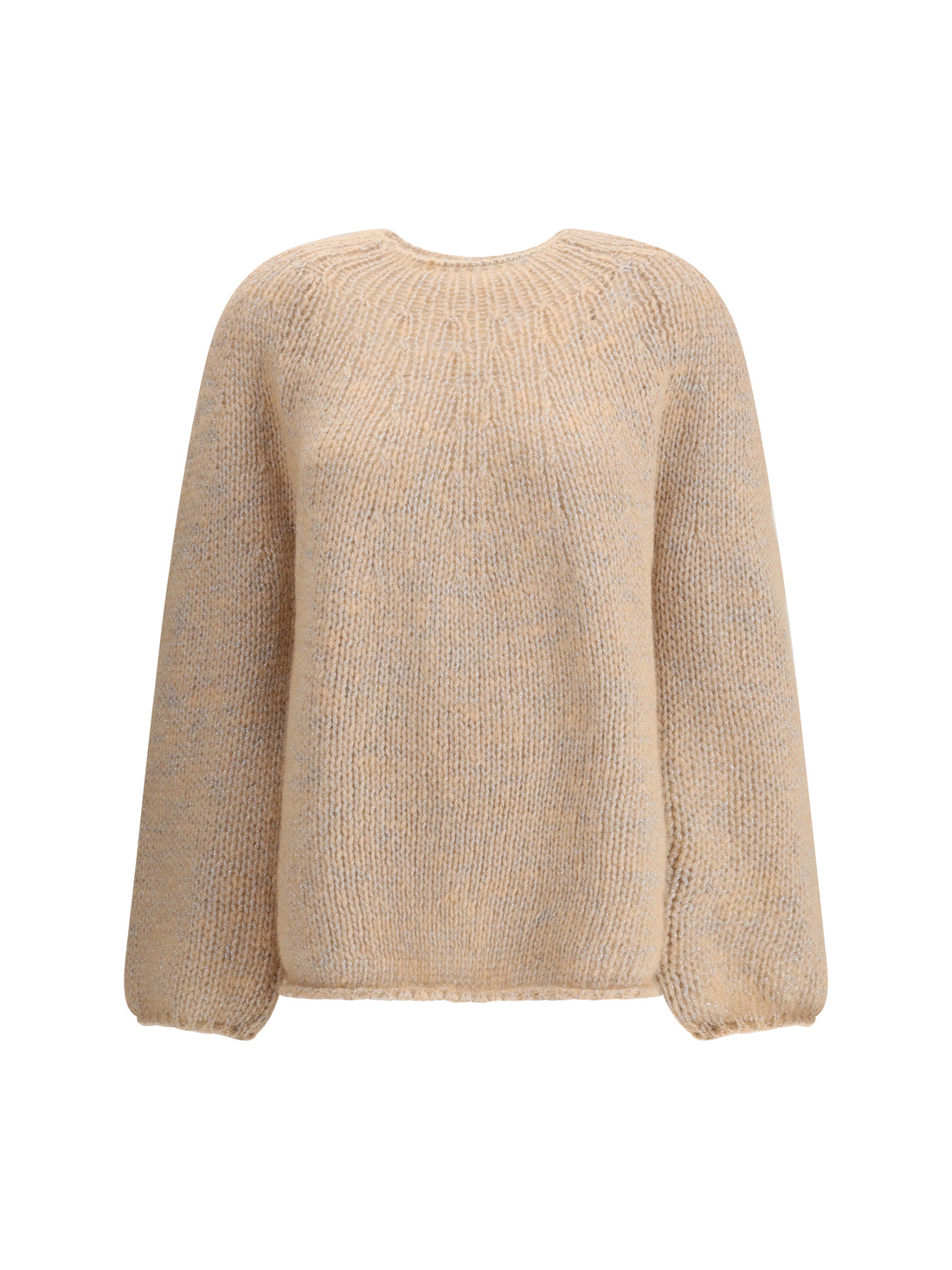 FORTE_FORTE 0 perforated rib-knit pattern sweater