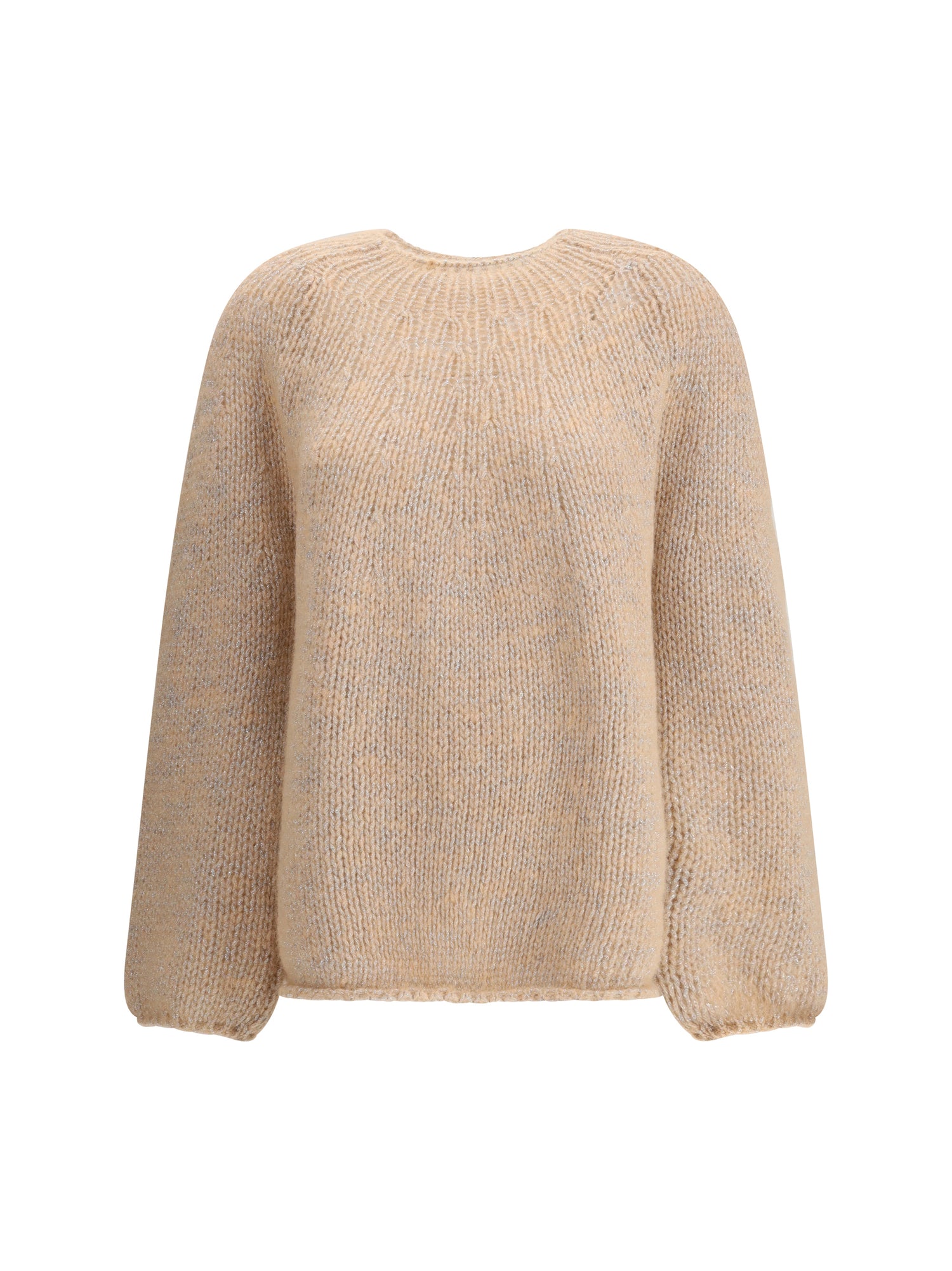 FORTE_FORTE 0 perforated rib-knit pattern sweater