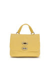 saeta baby leather postina handbag