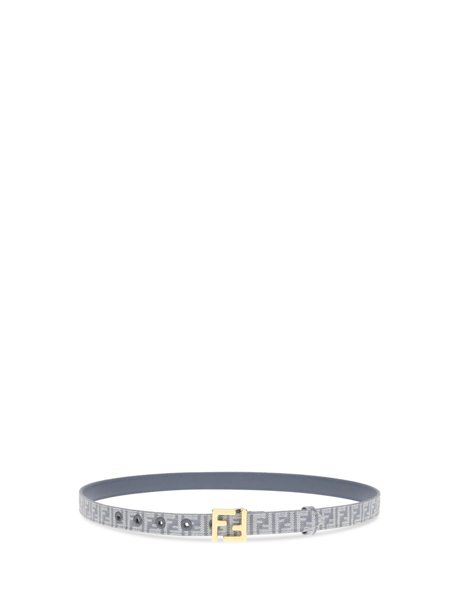 ff embroidered denim belt