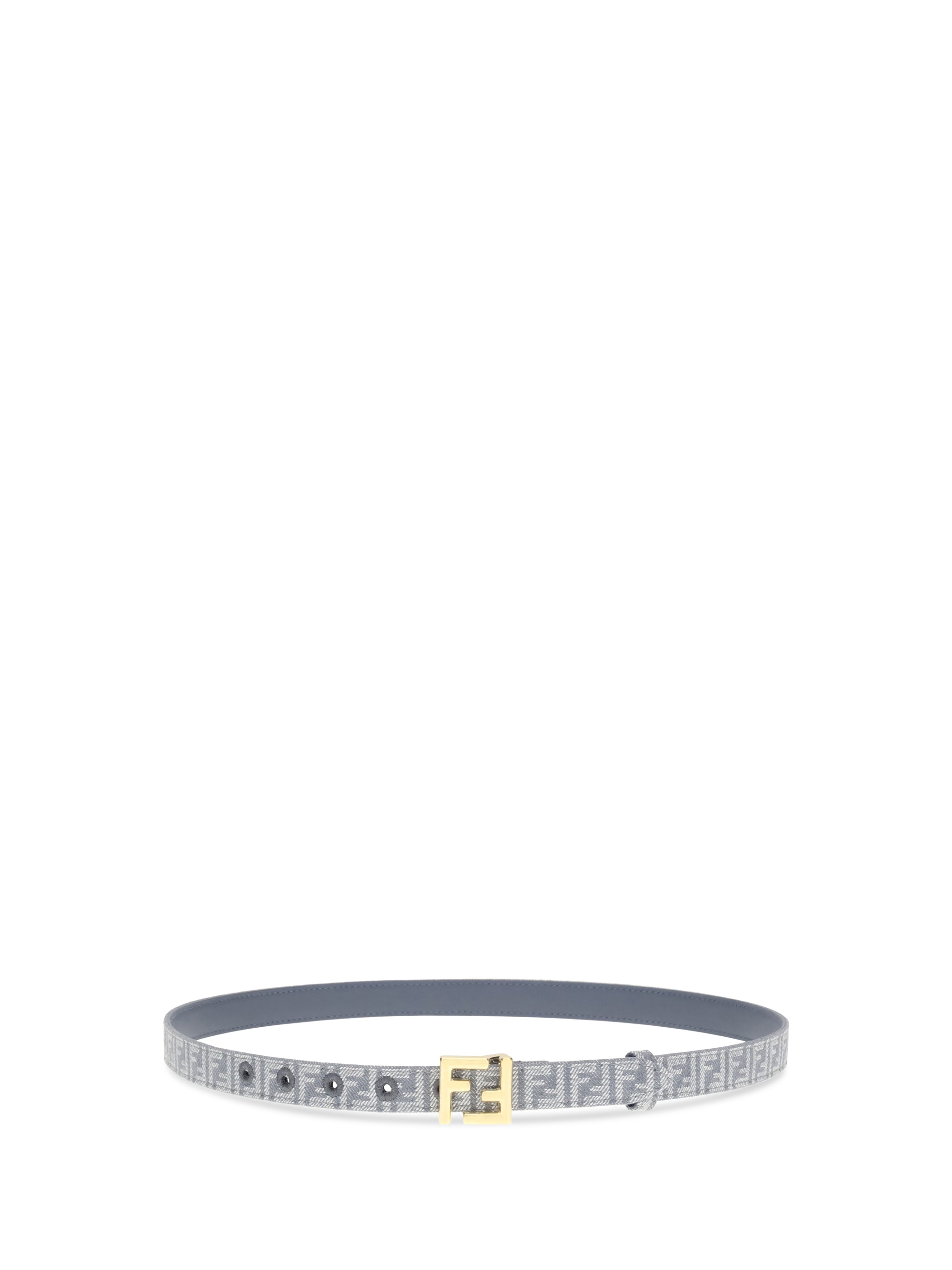 ff embroidered denim belt