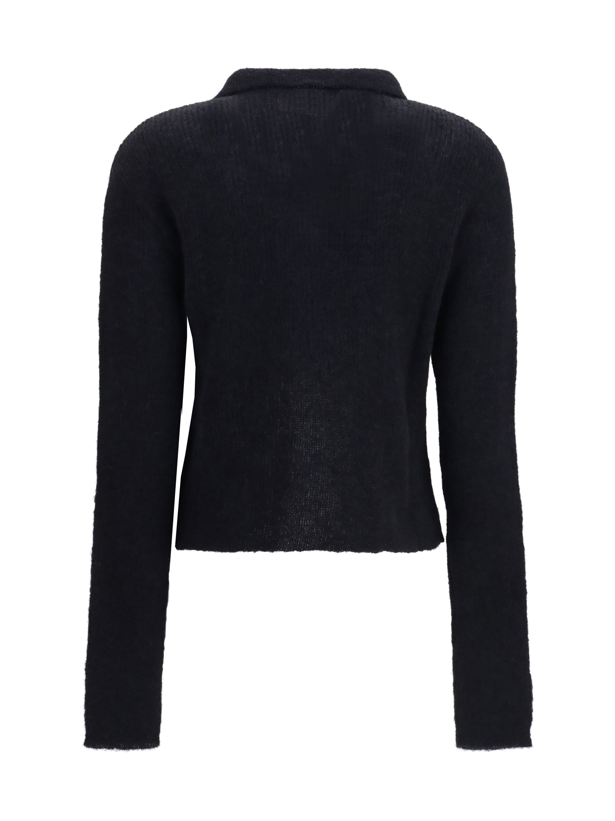 mazzy polo sweater in alpaca blend