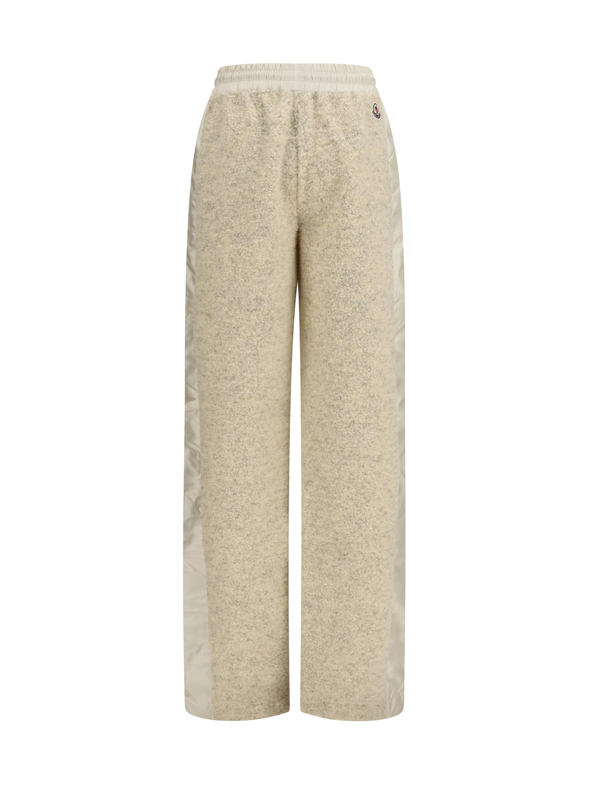 teddy-effect fleece sweatpants