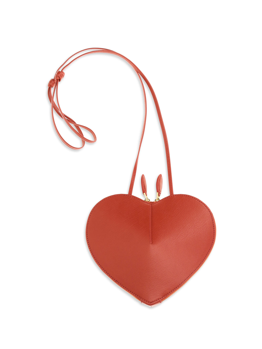 ALAIA OS cœur bimaterial shoulder bag