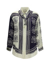 banderra silk shirt with scarf