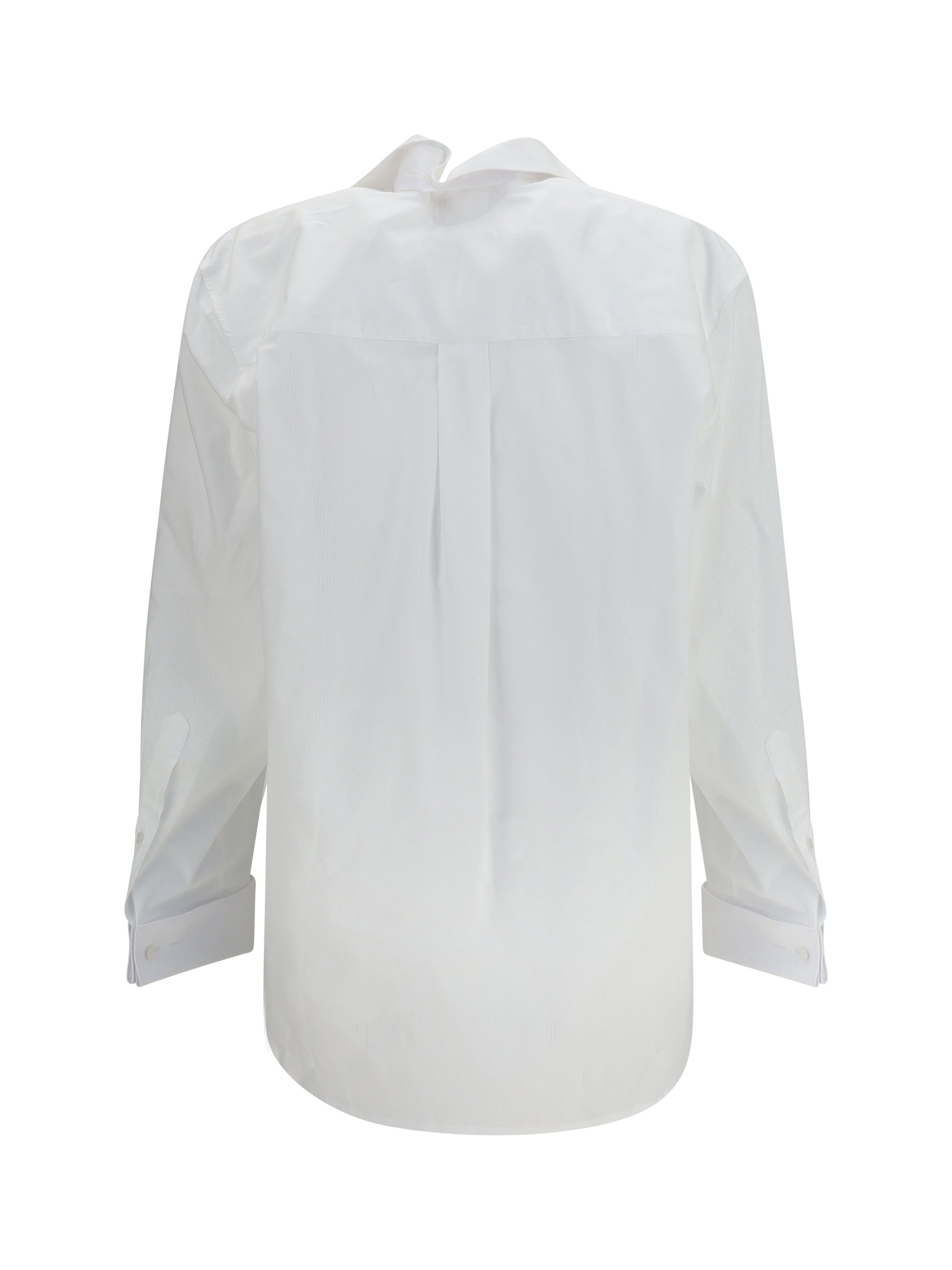 shirt with elasticated collar
