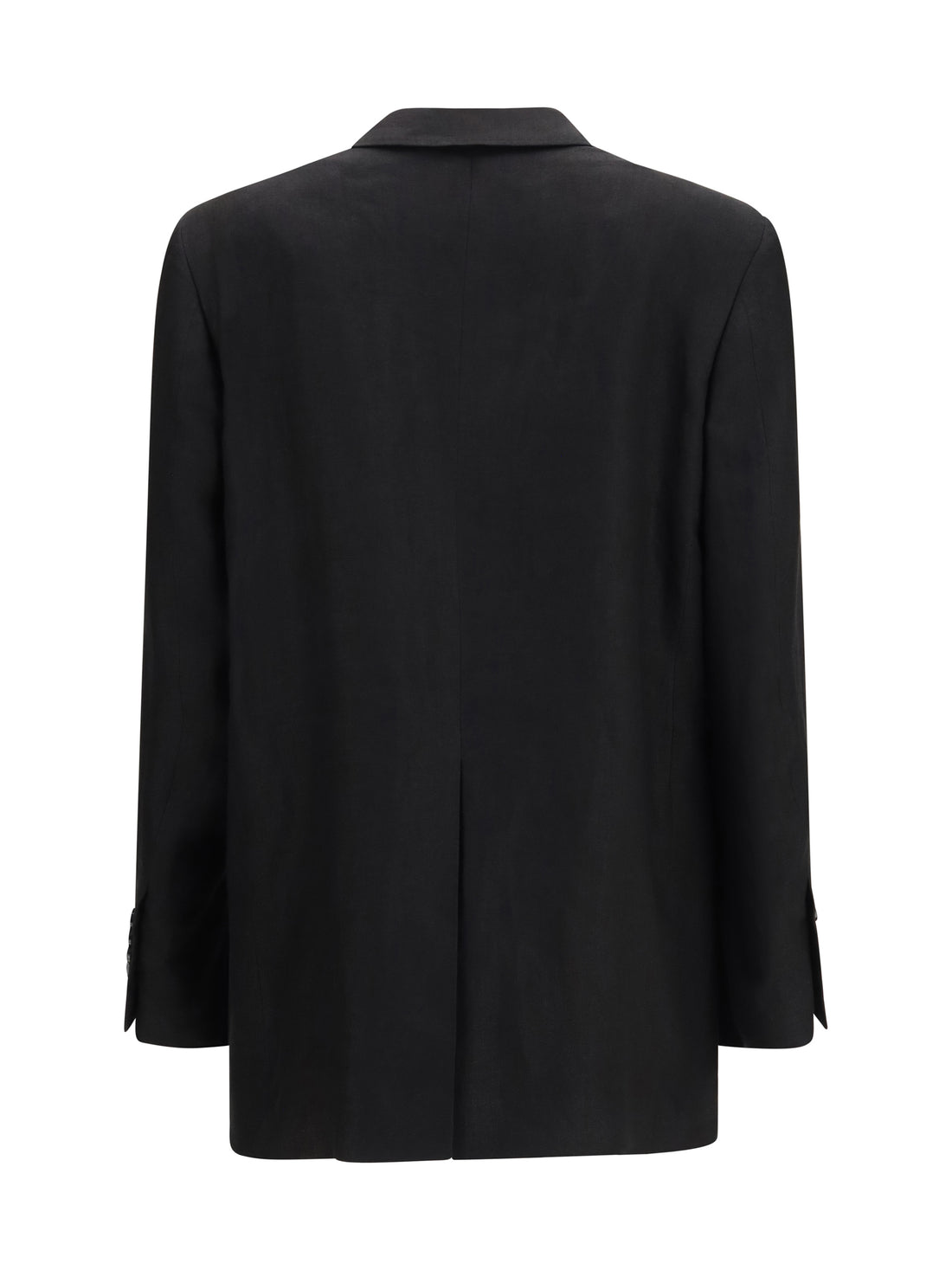 LARDINI 40 double-breasted linen blazer