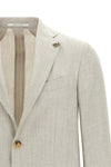 brera single-breasted blazer in wool