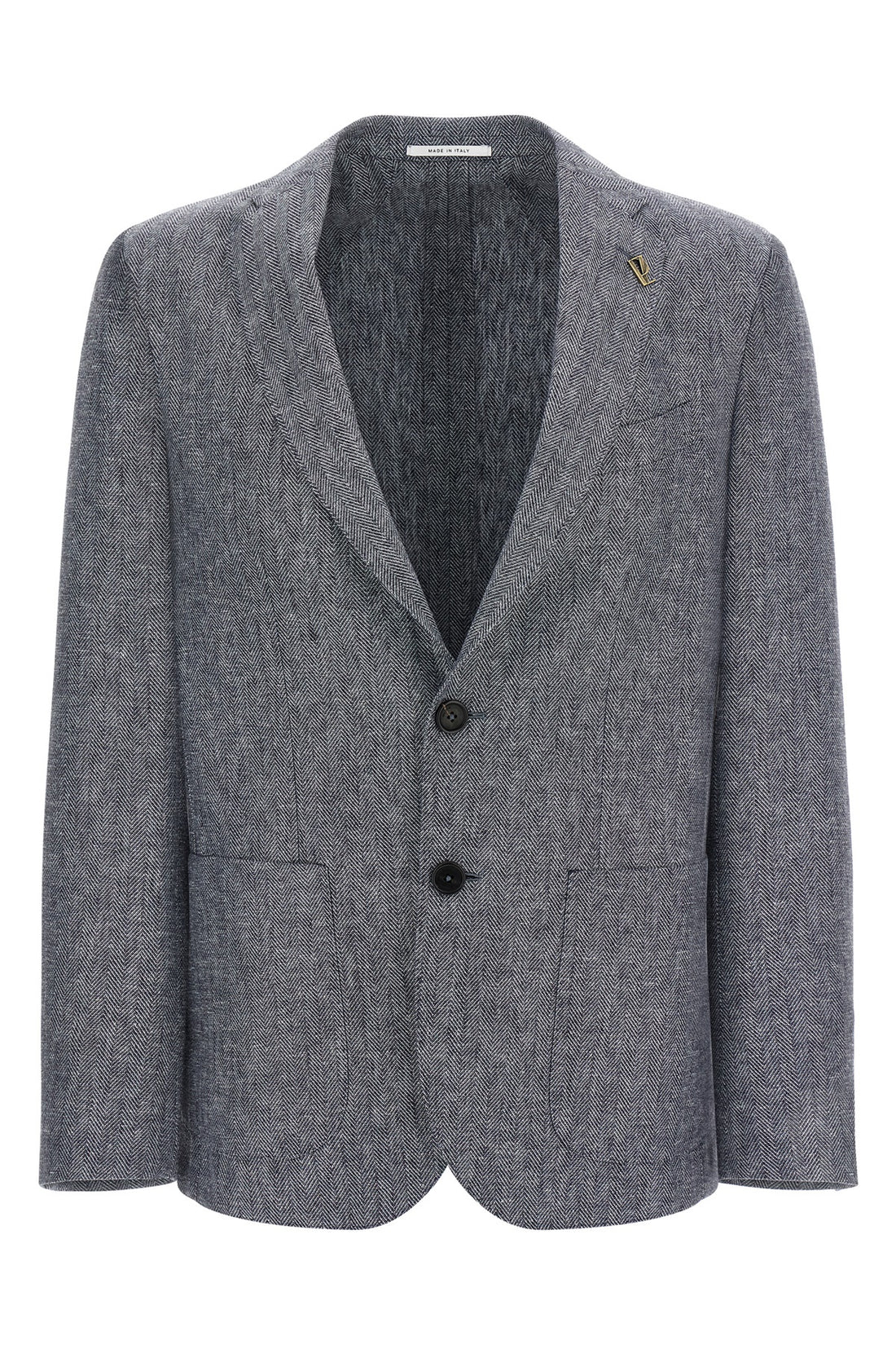 PAL ZILERI 50 brera single-breasted blazer in linen blend