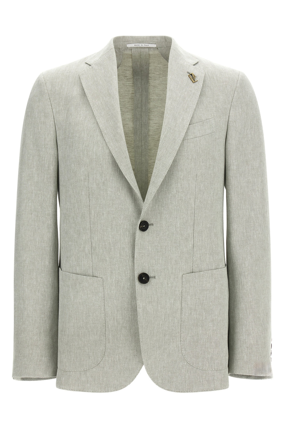 PAL ZILERI 50 brera single-breasted blazer in linen blend