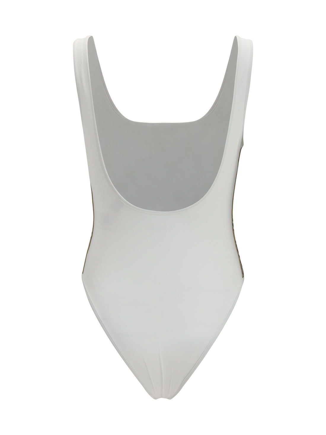 BURBERRY M one-piece swimsuit with check trim