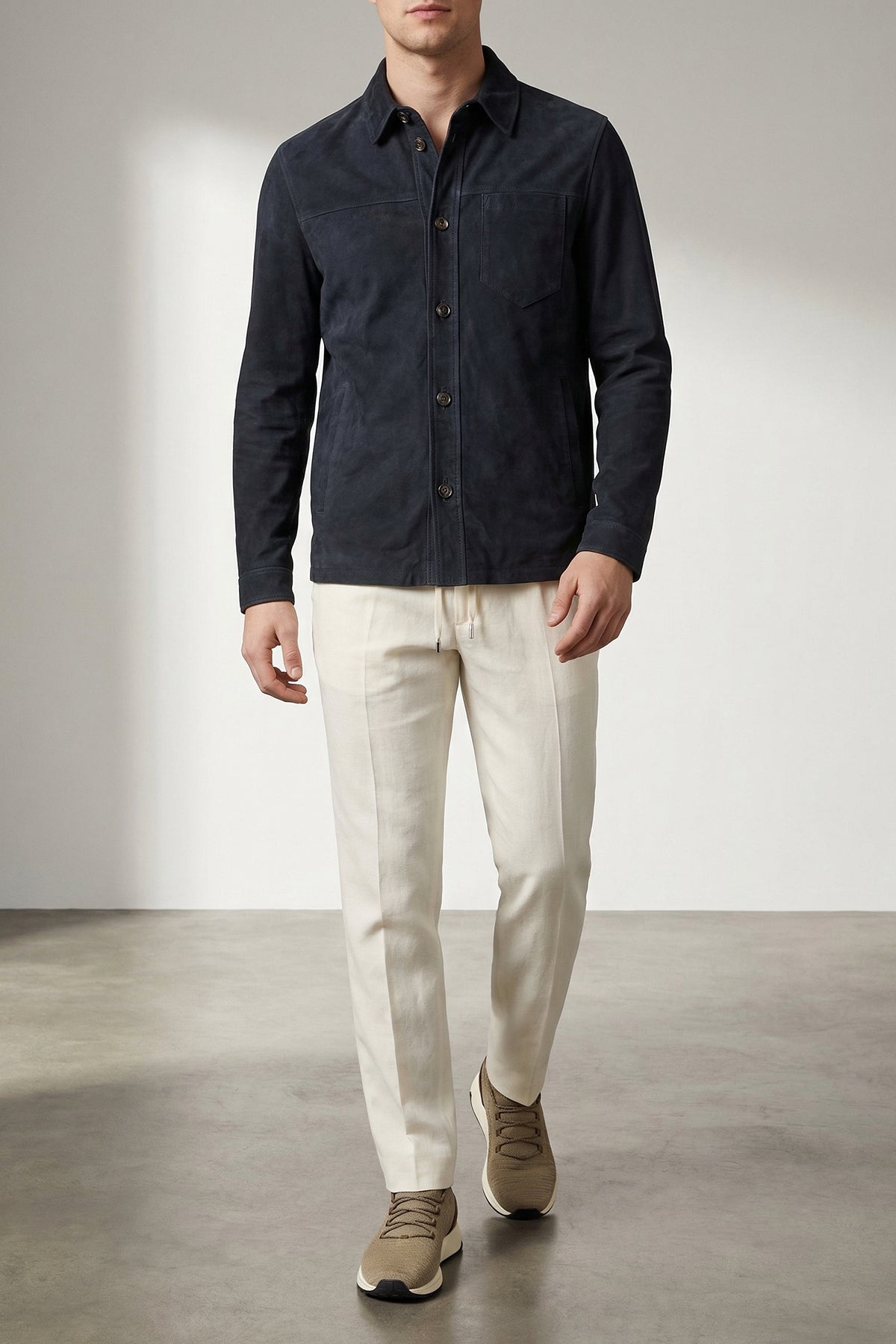 suede overshirt
