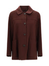 giugno short virgin wool coat