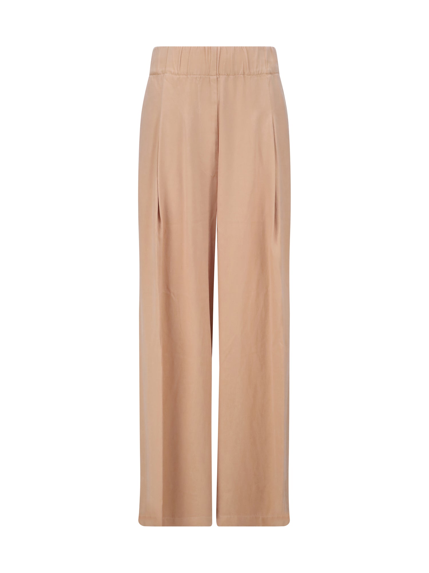 DRIES VAN NOTEN L cupro and cotton pila pants 
