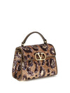 vsling embroidered animalier handbag