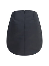 COURRÈGES 36 satin miniskirt