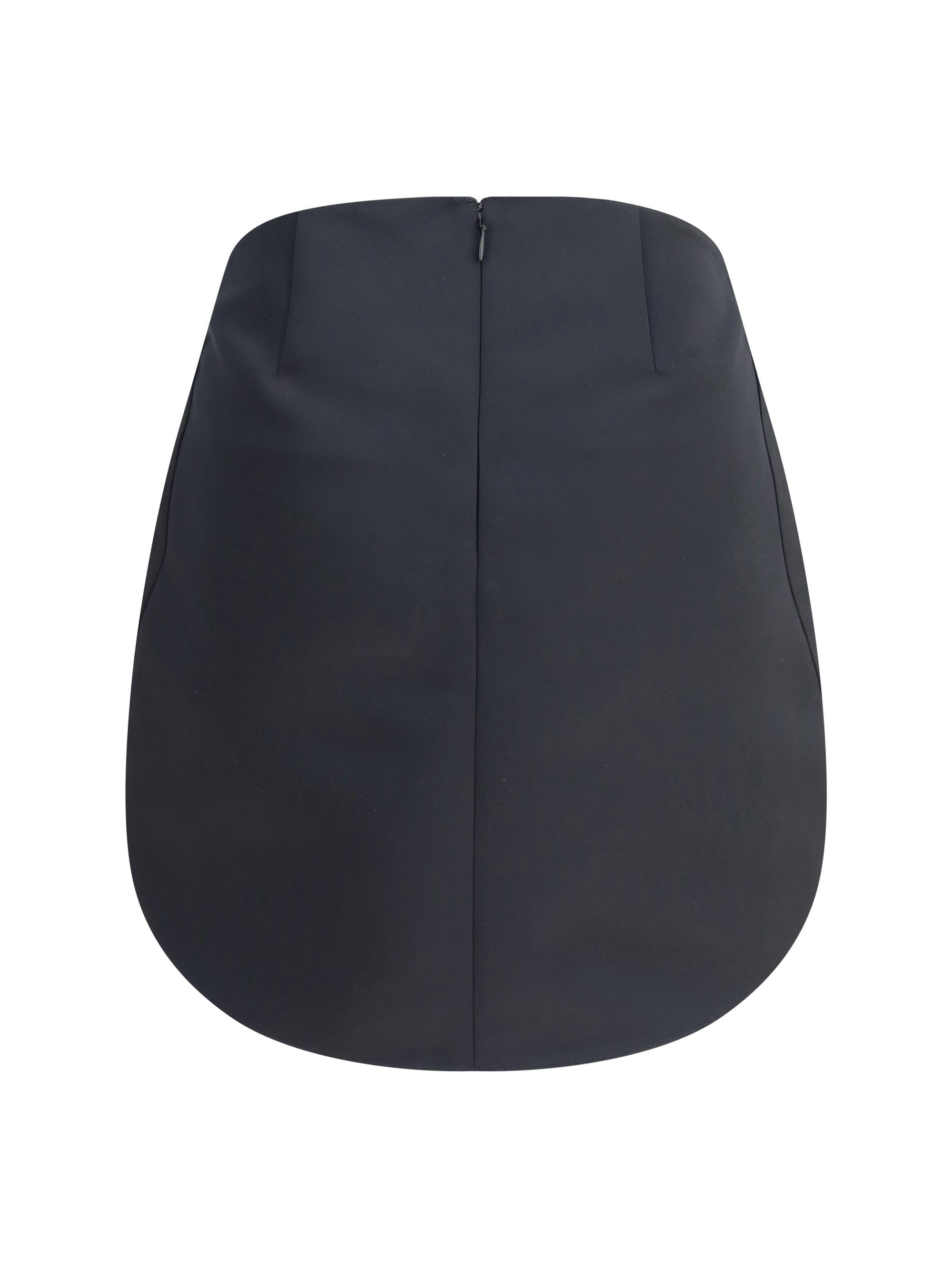 COURRÈGES 36 satin miniskirt