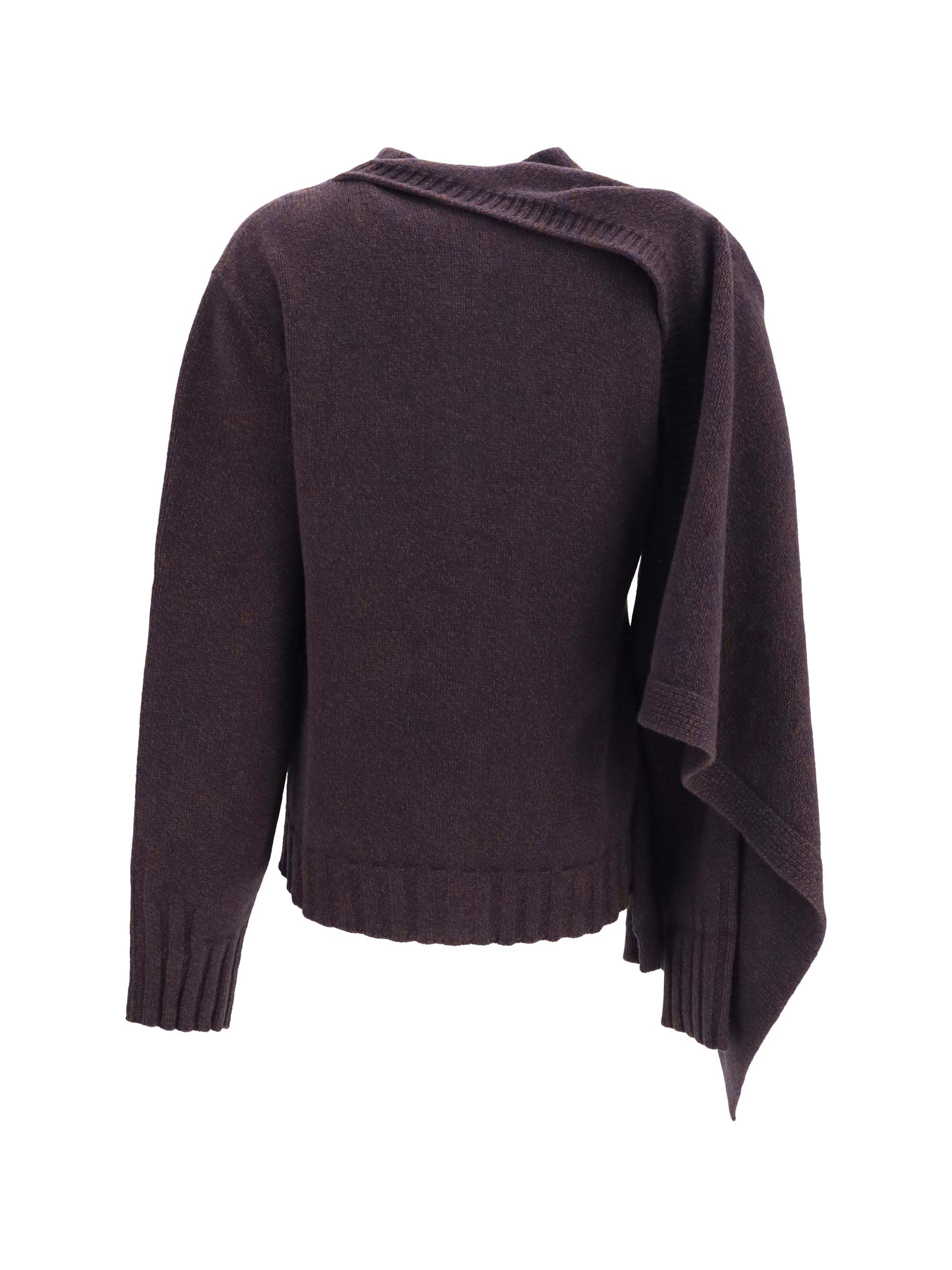 crewneck cardigan